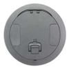 Hubbell - S1R8CVRGRY - Hubbell Premise Wiring Recessed 8 Series, Cover Assembly, Gray Powder Coat Finish - Poke Thru view 1
