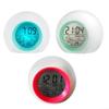 Portable Digital Alarm Clock for Kids with 7 Color Night Light and Bright LED Display for Clear Time Viewing (Red) view 2