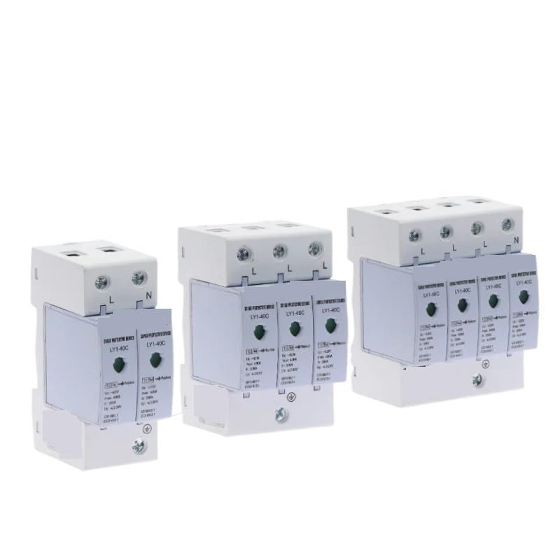 AC 2P/3P/4P 20KA~40KA 420V House Surge Protector Protection Protective Low-Voltage Arrester(2)