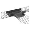 Hubbell - HBTT0624 - Hubbell Premise Wiring Wire Basket Tray, Radius Tee, 6 High X 24 Width, Pre-Galvanized - Wire view 1