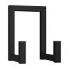 bigjvbfv Vinyl Storage Holder Metal LP Holder Modern Black Album Storage Rack Compact Desktop Vinyl Display Rack CD Display Stand for Records view 2