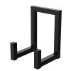 bigjvbfv Vinyl Storage Holder Metal LP Holder Modern Black Album Storage Rack Compact Desktop Vinyl Display Rack CD Display Stand for Records view 4