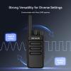 Retevis MateTalk P4 Digital Walkie Talkies, DMR & Analog Dual Mode, Secure Call, Group Call, Type-C, 12H Runtime, Waterproof DMR 2 Way Radios for Warehouse Logistics Church(10 Pack) view 2