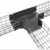 Hubbell - HBTT0220 - Hubbell Premise Wiring Wire Basket Tray, Radius Tee, 2 High X 20 Width, Pre-Galvanized - Wire view 1