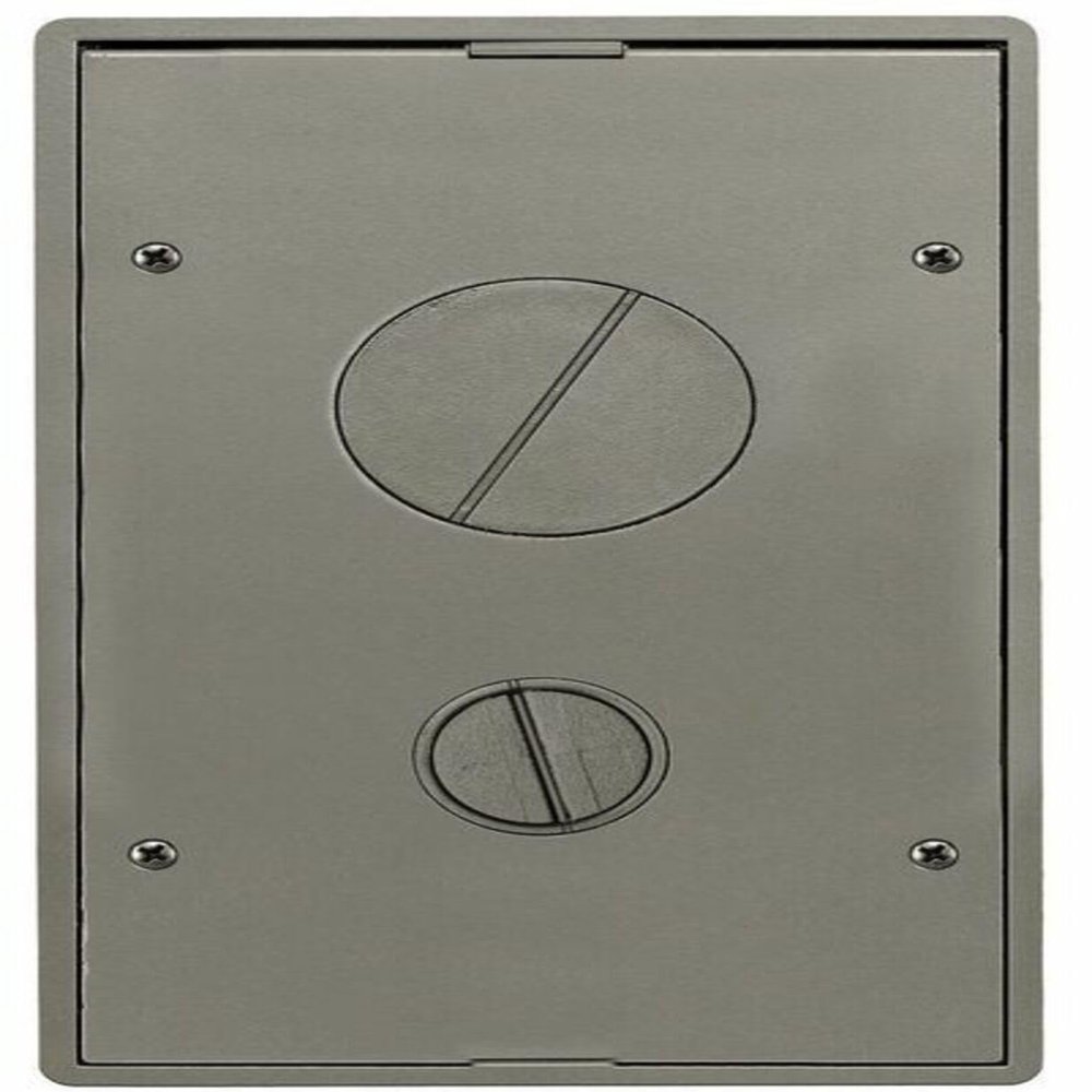 Hubbell - 24GTFFCVRNK - Hubbell Premise Wiring CFB Cable Organizer - Recessed Cover Assembly - Nickel Powder Coat,