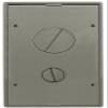 Hubbell - 24GTFFCVRNK - Hubbell Premise Wiring CFB Cable Organizer - Recessed Cover Assembly - Nickel Powder Coat, view 1