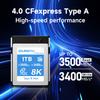980GB CFexpress 4.0 Type B Memory Card VPG400 Up to 3500/3400 MB/s Read/Write Shooting Video and Photo in up to 4K/8K RAW Compatible with Nikon Canon panasonic Fujifilm Camera view 2