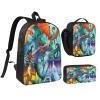 Dyale Lunch Bags & Pencil Case & Backpack 3pcs Set Gifts Light Wings Of Fire Backpacks Daily Work Laptop Elementary Daypacks Bookbag view 1