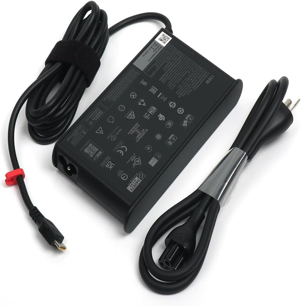 135W USB-C Charger for Lenovo IdeaPad Slim 5 16AHP9 83DD Laptop Power Supply Adapter Cord
