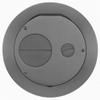 Hubbell - S1R6FFCVRGRY - Hubbell Premise Wiring Furniture Feed 6 Series, Furniture Feed Cover, Gray Powder Coat - Poke view 1
