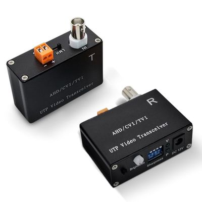 Bloepum 1 Channel Active Video Balun for CCTV Camera Twisted Pair Transmitter BNCLong Range for AHD TVI CVI 5/10MP