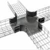Hubbell - HBTI0412 - Hubbell Premise Wiring Cable Organizer - Wire Basket Elbow - 4 Length view 1