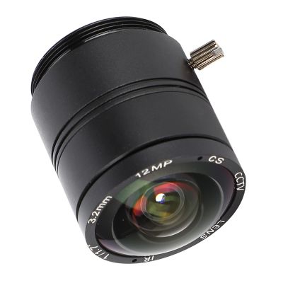 3.2mm 12MP F1.2 Hd CCTV Lens, Camera Lens Length Camera Professional 3.2mm CCTV 12MP CS Mount