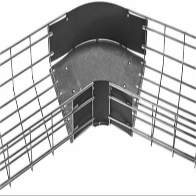 Hubbell - HBT300408 - Hubbell Premise Wiring Wire Basket Tray, Preformed Radius, 30 Degree, 4 High X 8 Wide,
