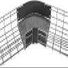Hubbell - HBT300408 - Hubbell Premise Wiring Wire Basket Tray, Preformed Radius, 30 Degree, 4 High X 8 Wide, view 1