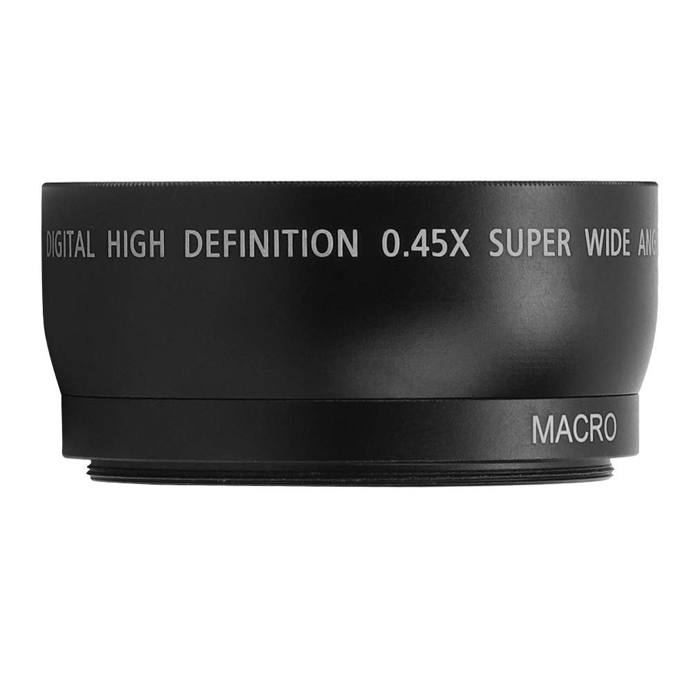 Advanced Wide Angle Macro Lens with 0.45X Magnification for 55mm Camera Lenses, Suitable for Camera