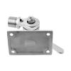 1pcs 316 Stainless Steel Adjustable Base VHF Antenna Dual Axis Ratchet Mounts Antenna Base Boat Hardware view 3