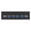 USB Front Panel Hub with 6 Interfaces, Plug and Play Design for Quick Setup, Ideal for Desktop PC Upgrades USB2.0 Front Panel USB3.0 view 2