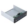 USB Front Panel Hub with 6 Interfaces, Plug and Play Design for Quick Setup, Ideal for Desktop PC Upgrades USB2.0 Front Panel USB3.0 view 3
