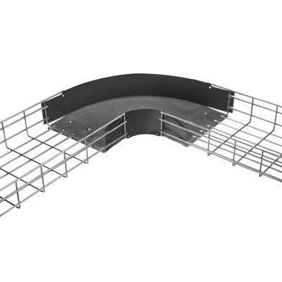 Hubbell - HBTR0204 - Hubbell Premise Wiring Cable Organizer - Wire Basket Elbow