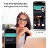 Ai Translation Smart Glasses Bluetooth for Men Women, 163 Languages Real Time Translation, Anti Blue Light Lens, for Music Call Travel Business Learning view 3