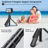 REYGEAK Mini Extension Rod for DJI Osmo Action 5 Pro/4/3,Adjustable Camera Tripod Holder with Magnetic Camera Mount Adapter for DJI OSMO Action Accessories(6.89in) view 3