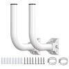 Adjustable Stainless Steel Wireless Bridge Bracket Mount 150 Antenna Pole Mount with Cap Universal J Pole Mount Accessory for CPE view 3