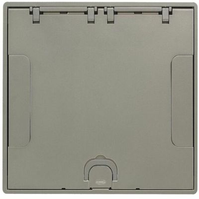 Hubbell - 610GTCVRNK - Hubbell Premise Wiring CFB Cable Organizer - Flush Cover Assembly - Nickel Powder Coat - 10.50
