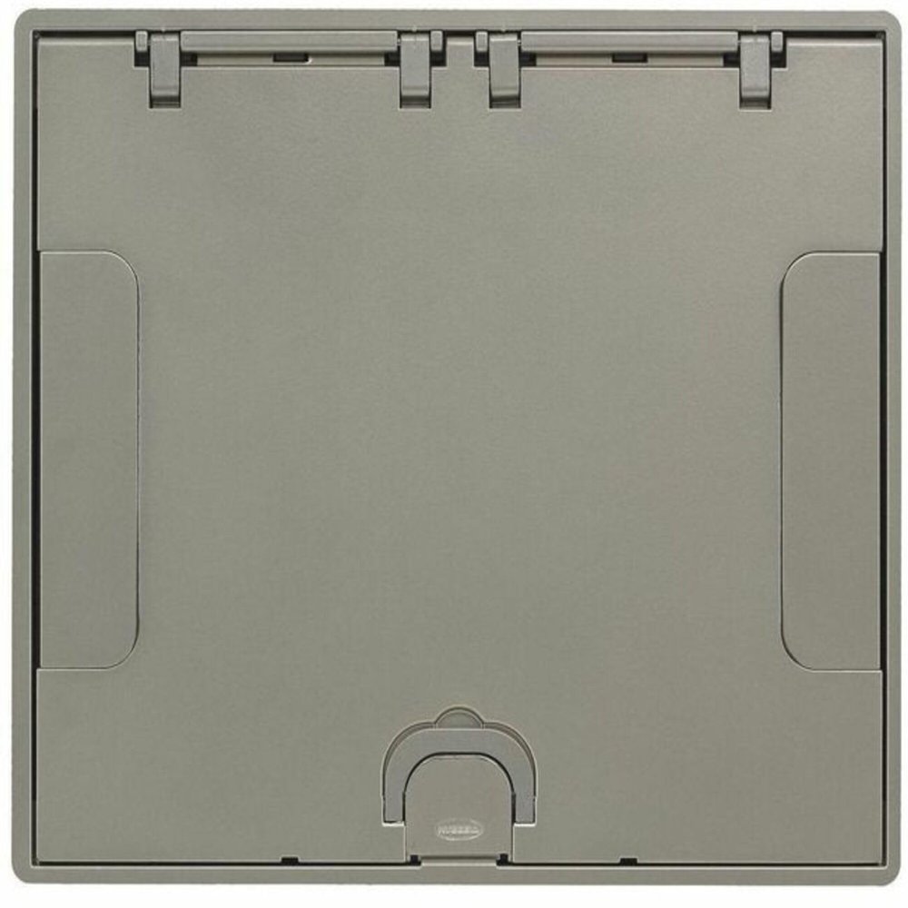 Hubbell - 610GTCVRNK - Hubbell Premise Wiring CFB Cable Organizer - Flush Cover Assembly - Nickel Powder Coat - 10.50