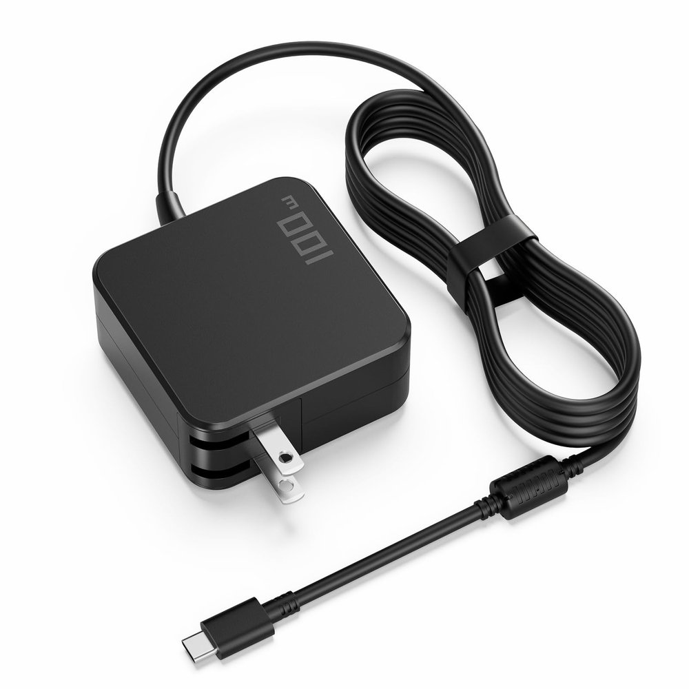 100W USB C Laptop Charger PD Fast Charging Power Adapter Compatible with MacBook Air/Pro 13, Dell XPS 13 Latitude, Lenovo ThinkPad Yoga IdeaPad, HP Spectre Envy EliteBook, ASUS ZenBook USB-C
