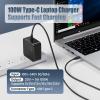 100W USB C Laptop Charger PD Fast Charging Power Adapter Compatible with MacBook Air/Pro 13, Dell XPS 13 Latitude, Lenovo ThinkPad Yoga IdeaPad, HP Spectre Envy EliteBook, ASUS ZenBook USB-C view 3