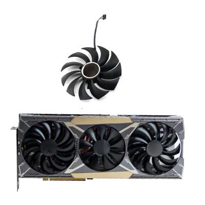 100MM 87MM DC12V 4PIN GAA8S2U FDC10H12D9-C GPU Fans for PowerColor RX 5600XT 5700XT 5700 X Graphics Card Cooling Fan (Fan-A)