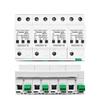 AC 385V SPD 4P 120KA 160KA 200KA Surge Protective Device High Current Din Rail T2 Telecommunication Remote-Signaling(200KA) view 1