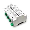 AC 385V SPD 4P 120KA 160KA 200KA Surge Protective Device High Current Din Rail T2 Telecommunication Remote-Signaling(200KA) view 2