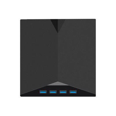 7-in-1 External CD/DVD Drive for Laptop, Portable Burner with SD/TF Card Reader & 4-Port USB Hub