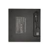 7-in-1 External CD/DVD Drive for Laptop, Portable Burner with SD/TF Card Reader & 4-Port USB Hub view 3