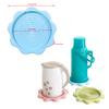 NentMent 3 Pack Electric Kettle Drip Trays Glass Carafe Drip Tray Drip Catcher for Glass Teapot Stovetop Water Pitcher Thermal Coffee Carafe Beverage Drink Dispensers Cold Brew Coffee Maker Tea Kettle view 2