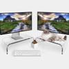 Acrylic Cat Keyboard Protector|Keyboard Attachment For Cat Owners|2 In 1 Laptop Keyboard Bridge Protector And Monitor Stand|Clear Riser With Non-Slip Base Prevent Cats From Touching Keyboard (L) view 3