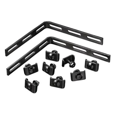 Hubbell - HBTCSBK - Hubbell Premise Wiring Wire Basket Tray, Overhead Tray, Accessories, Corner Splice, Black - Wire