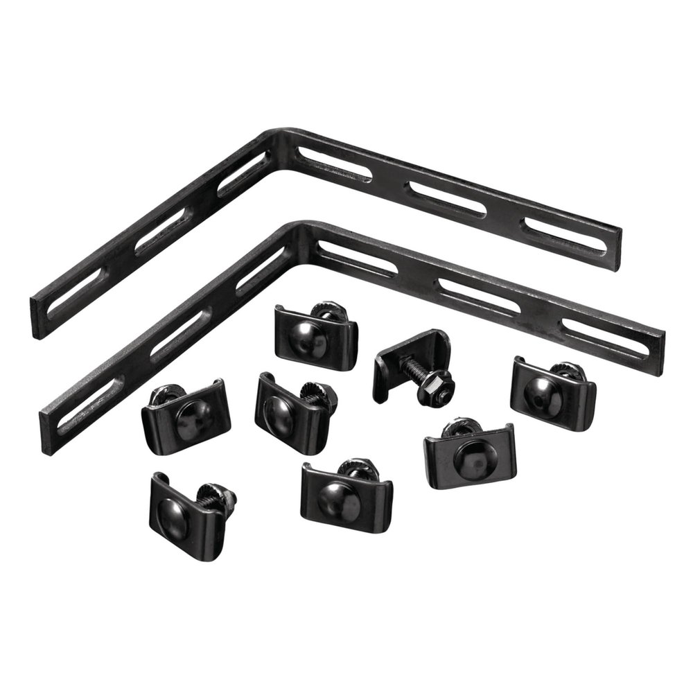 Hubbell - HBTCSBK - Hubbell Premise Wiring Wire Basket Tray, Overhead Tray, Accessories, Corner Splice, Black - Wire