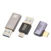 16Pcs USB Adapters Kit Aluminium Alloy Multi Angle USB 3.0 3.1 Type C Converters for Phone Computer Peripherals Data Charging view 2