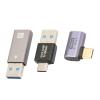 16Pcs USB Adapters Kit Aluminium Alloy Multi Angle USB 3.0 3.1 Type C Converters for Phone Computer Peripherals Data Charging view 4
