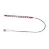 UKCOCO USB Metal 10 LED Night Lamp Eye-Caring Desk Light Flexible Gooseneck Dimmable USB Reading Lamp for Home Office and Bedside view 1