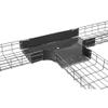 Hubbell - HBTT0424 - Hubbell Wire Basket Tray, Radius Tee, 4 High X 24 Width, Pre-Galvanized - Wire Basket Tray Radius view 1
