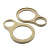 Edinstry 2pcs Car Speaker Spacer Stereo Mount Adapter Ring Bracket Wooden 3.1inch 2.1inch ID view 3