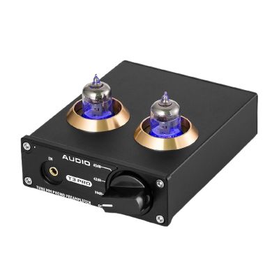 Mini MM RIAA Phono Preamplifier HiFi Stereo Audio Vacuum Tube Preamplifier Desktop AUX Preamplifier