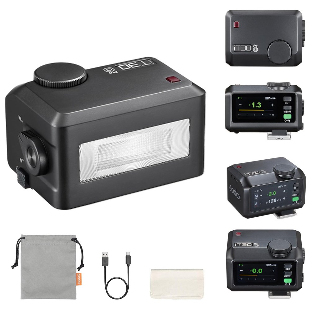 Godox iT30 Pro O Flash for Olympus Panasonic, iT30Pro O Touchscreen