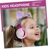 POPETPOP Adorable Plush Ear Headset for Lightweight Ear Design Safe Volume Limit for School Travel Present for Birthdays and Holidays Compatible with Jack view 4