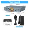 H7 HiFi Class D Balanced XLR/RCA Home Desktop Stereo Power Amplifier for Speakers with VU Meter 300W+300W view 2