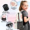 Kuquteed Colorful Sea Shell Lunch Backpack Ocean Conch Laptop Backpacks Set with Insulated Cooler Lunch Box Leak Proof Lunch Bag for Women Men Work Camping Travel Daypack view 3